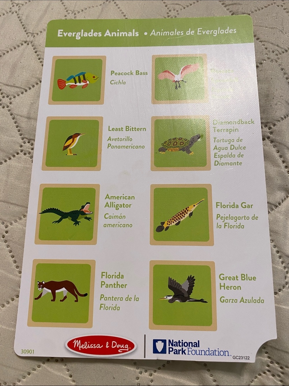 Melissa & Doug  Alphabet & Animal Block Puzzle - Multicolor Kids Learning Toy - Picture 8 of 10
